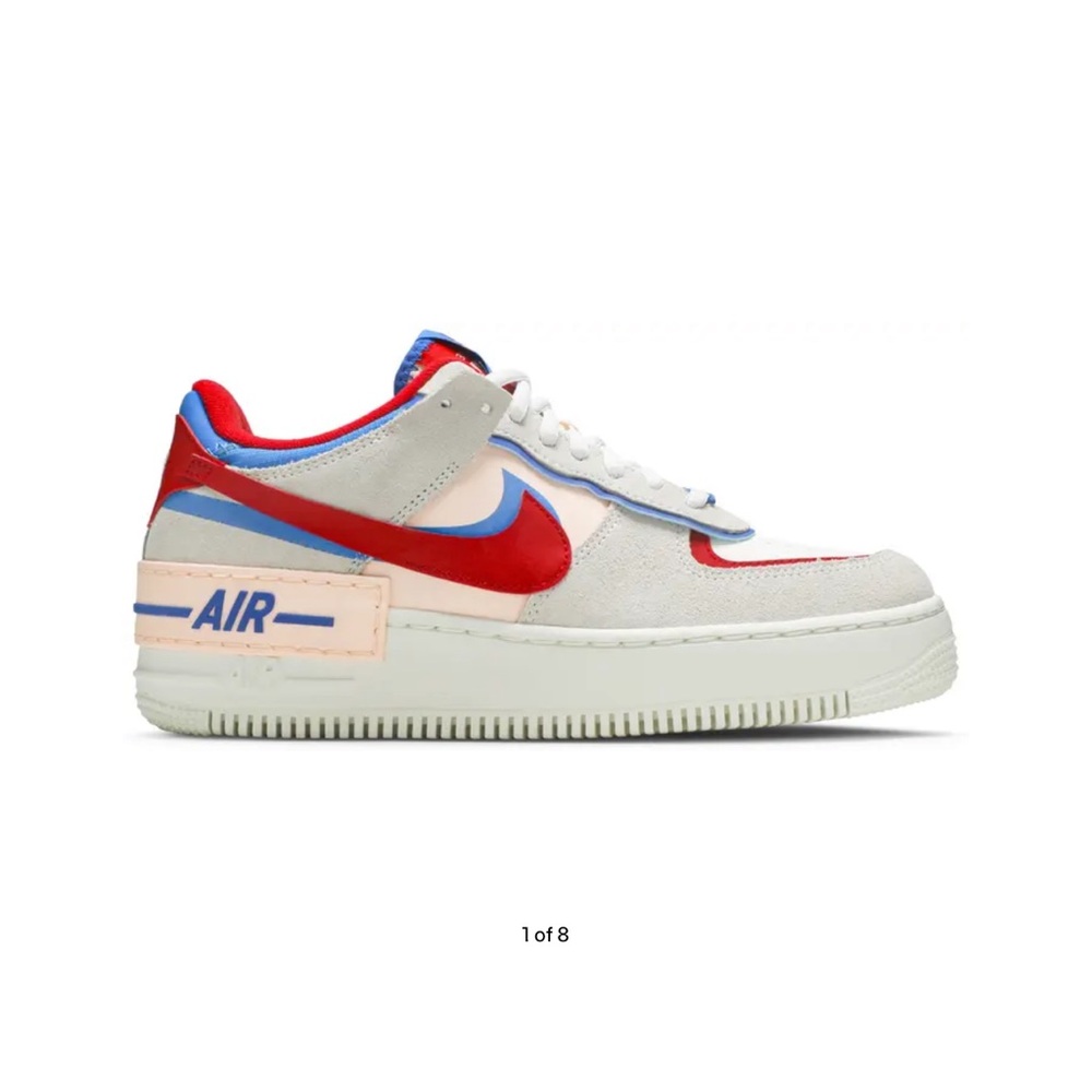 Nike Wmns Air Force 1 Shadow 'Sail Royal Red'